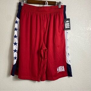 NBA Men’s Basketball Shorts Red/Black Size: M NWT